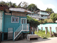 Habitations panaméennes / Panama's typical houses - 23 janvier 2013.
