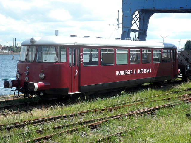 Schienenbus der Hamburger Hafenbahn
