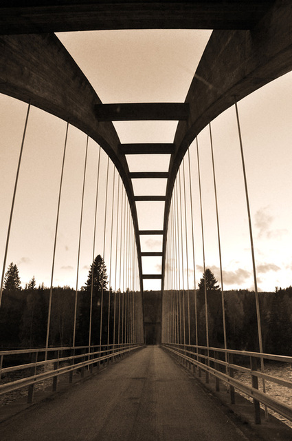 The bridge at Stranna, northern Värmland