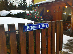 Promille-Weg - Promille-vojo - rue - road