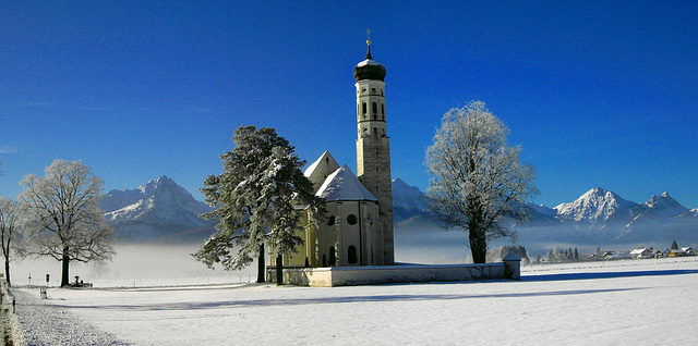 Die Colomans-Kirche. ©UdoSm