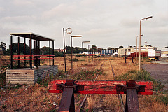 Former train station of IJmuiden, the Netherlands