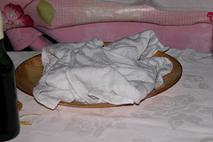 My Maundy Thursday - those warm hot towellettes discarded after use