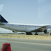 Taxiing with Rolls-Royce Boeing 747 N787RR