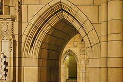 Golden Arches – Cathedral of Learning, University of Pittsburgh, Forbes Avenue, Pittsburgh, Pennsylvania