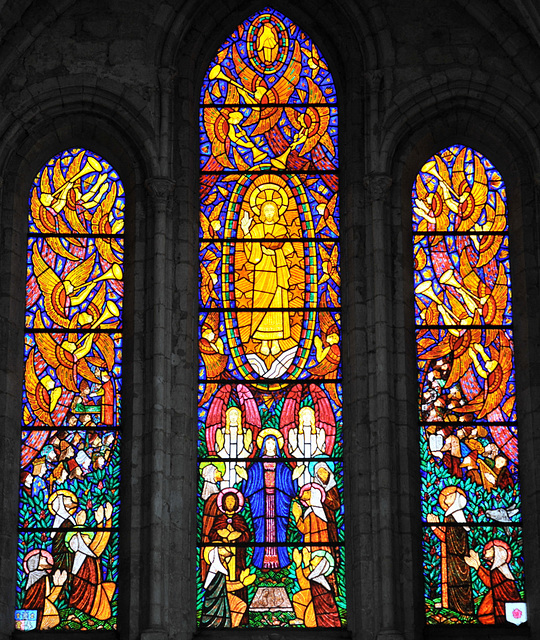 L'Ascension, vitraux de François Décorchemont - Eglise de Pacy-sur-Eure