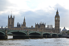 Westminster Bridge and Houses of Parliament