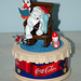 Coca Cola bear animated music box