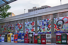 Newspaper Vending Racks, Crystal City Metro Station – Arlington, Virginia