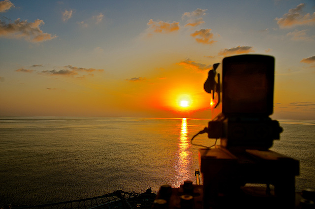 Sunset in the Gulf of Aden
