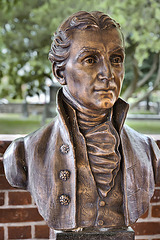 Bust of James Monroe – President James Monroe's Law Office, Fredericksburg, Virginia