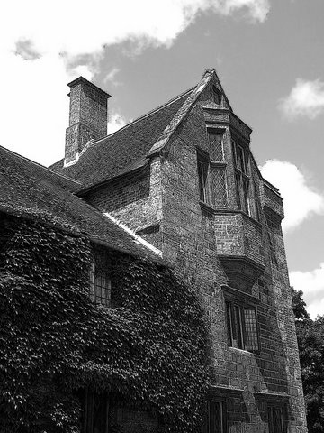 Tudor House in Monochrome