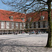 The former Plague House in Leiden - inner court