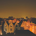 Night view of Leiden from my window