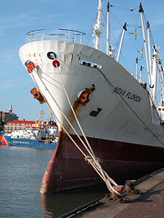 The Nova Florida in Scheveningen Harbour