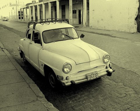 Simca Aronde in Cienfuegos, Cuba
