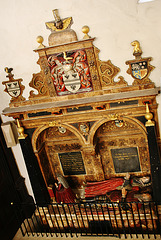 st.helen bishopsgate, london,tomb of sir john spencer 1609 and family  attrib. johnson