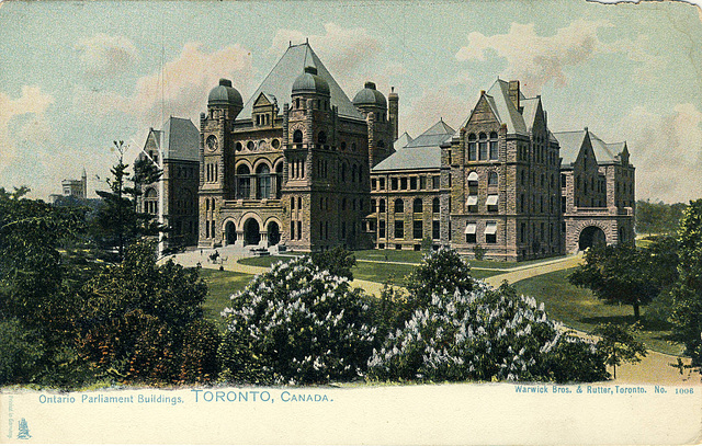 Ontario Parliament Buildings. Toronto, Canada.
