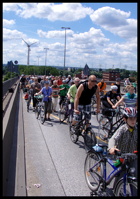 Fahrrad - Sternfahrt 2014, Hamburg