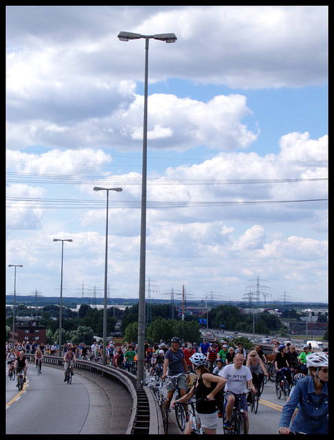 Fahrrad - Sternfahrt 2014, Hamburg