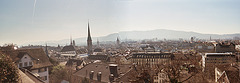 View from the Polytechnikum (ETHZ) in Zürich, Switzerland