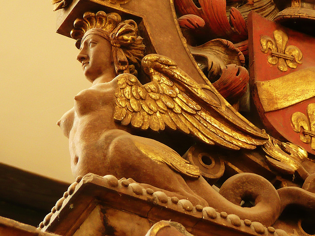 st.helen bishopsgate, london,detail of tomb of sir william pickering, 1574, by the cure workshop