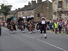 town crier and pipe band