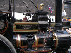 Traction engine up close