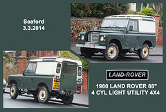 Land Rover MkIII  1980 - Seaford - 3.3.2014