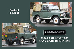 Land Rover MkIII  1984 - Seaford - 3.3.2014