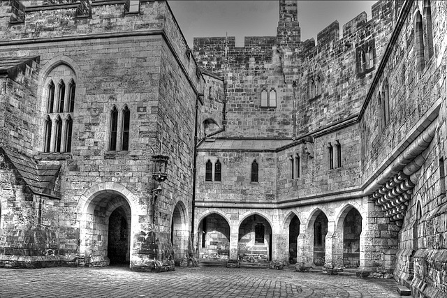 The Courtyard, Alnwick Castle
