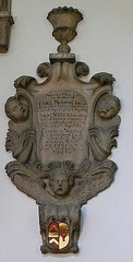 nourse memorial of 1689 st.michael cornhill, london