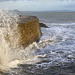 Wild sea in Lyme