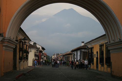 Volcán Agua Looms Over Antigua