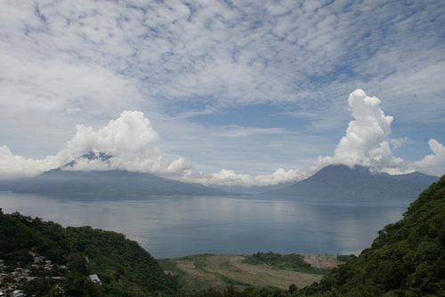 Volcanoes With Cloud Accents