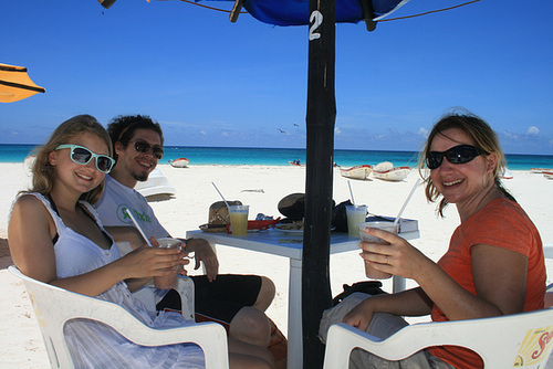 Cocktails On Tulum Beach