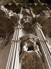 ely cathedral, corner niches