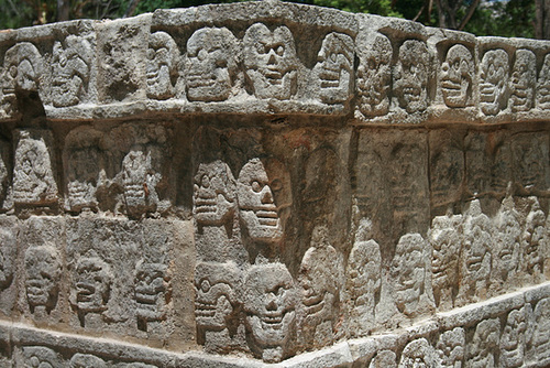 Decorations On A Platform For Sacrifices