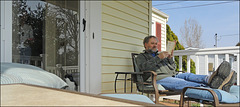 Age 62: Joel on his Porch