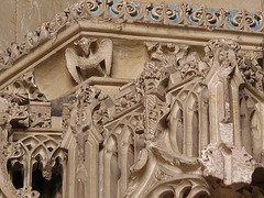 ely cathedral, winged bull