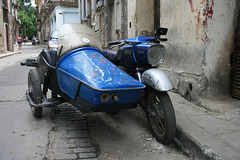 A Typical Havana Motorcycle