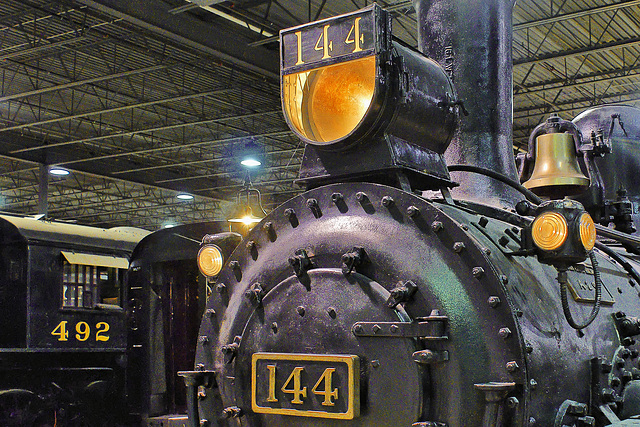 CPR Engine 144 – Canadian Railway Museum, Delson, Québec