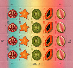 USPS fruit stamps