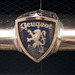 I discovered a small collection of old French cars: 1958 Peugeot 403 U5 - emblem