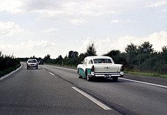 Old Buick spotted on the German Autobahn