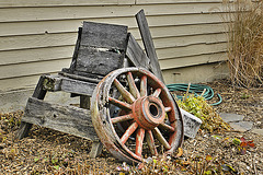 That Old Wheel – Bright Morning Restaurant, Davis, West Virginia