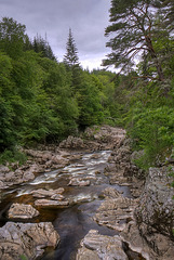 The River Findhorn from Randolph's Leap