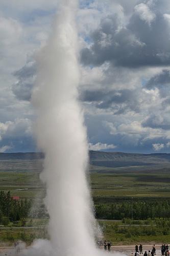 Strokkur, the world's most reliable geyser