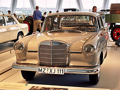 Visiting the Mercedes-Benz Museum: 1962 Mercedes-Benz 190