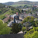 View over Saarburg from top of castle
